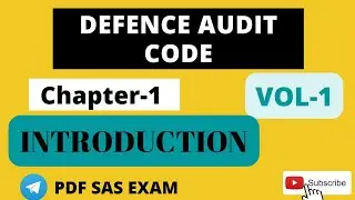 DEFENCE AUDIT CODE CHAPTER-1