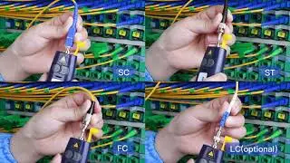 How to use Visual Fault Locator Orientek T10 Fiber Break Checker