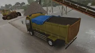 TRUCK MUAT PASIR DULU KITA ❗| MAIN GAME TRUCK | POV DRIVE TRUCK SIMULATOR ID