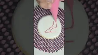 Pink Heel Cookie Design #cookies #sugarcookies #spedup #cookiedecorating