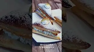 Hojaldre y manzana #postresfacilesyrapidos #postrescaseros #dessert #postres #postrefacil #receta