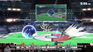 Vertical Recovery Mr. Game & Watch using Lightning Bolt against Shield Daisy - SSBU🥚🌩😏