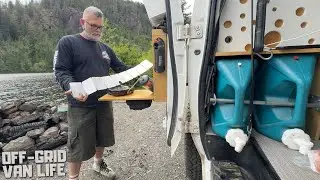 HAD TO TURN AROUND. Quiet Day Van  Camping