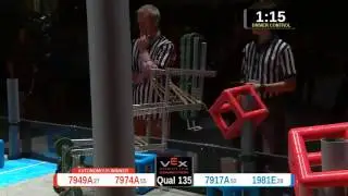 2015 VRC-MS Spir Q135 -  (7949A 7917A) 61-Spirit Div-VRC Middle School-VEX Worlds 2015