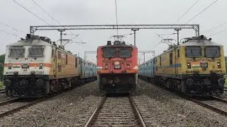 🔥 High Speed Corridor 130 Vs 110 Kmph Action SHATABDI + JAN SHATABDI + TEBHAGA Express 
