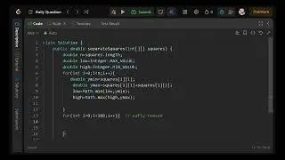 Solved LeetCode 3453 #LeetCode3453 #Geometry #BinarySearch #dsa 