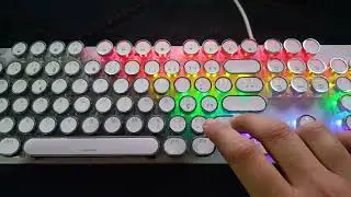 COMO CONFIGURAR O MELHOR TECLADO MEC&Acirc;NICO PUNK RGB INCR&Iacute;VEL QUE COMPREI #COMPRASEPRODUTOS