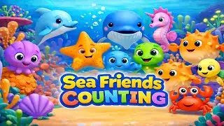 Count to 10 with Sea Animals 🐢🐬 | Fun Ocean Counting Song for Kids | Learn Numbers 1&ndash;10