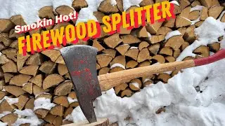Splitting Firewood With A Firemen&rsquo;s Axe!