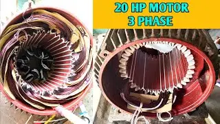 20 hp motor winding 3Phase gs electrical 