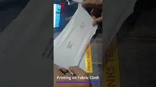Printing on Fabric with Portable Hand Printer - Batch, logo, date & custom text printing Machine