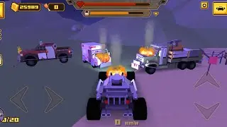 How many zombie Waves can you Survive? Defeat Boss Zombie in Blockapolypse Zombie Shooter