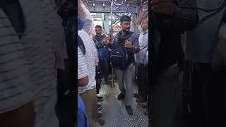 Peak Hour Mumbai Local train Rush #shorts #youtubeshorts