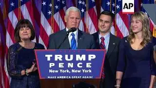 VP-Elect Pence: 'This is a Historic Night'