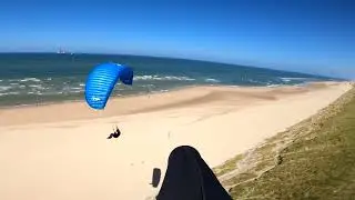 Paragliding soaring Wijk aan Zee Castricum 12-06-22
