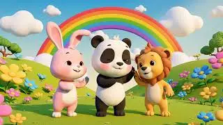 🐰🎵 Happy Animal Friends | Nursery Rhyme for Toddlers | Kidscartoon