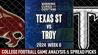 Texas State vs Troy Picks & Prediction Against the Spread 2024 College Football Analysis