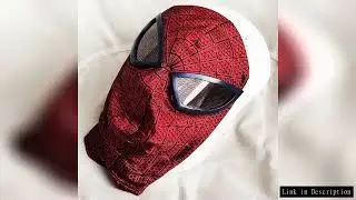 Spider-Man 1 Mask Fabric Accessories with Magnetic Detachable Eyes Superhero Cos Costume Headgear fo