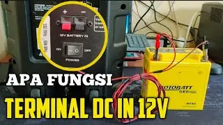 Function of the 12V DC IN Terminal on Portable Active Speakers