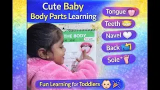 Cute Baby Body Parts Learning 💖 #shorts