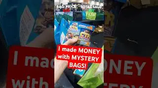 I made MONEY with MYSTERY BAGS #mysterybox #profit #shorts #reseller #comiccon #money #mysterybag
