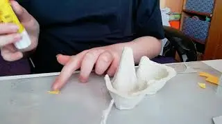 DIY Chicken Craft - Egg Holder --- Slepička z proložky - drž&aacute;k na kraslice