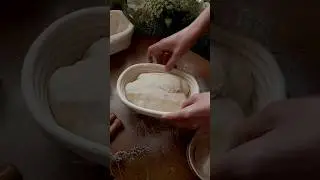 Shaping Sourdough Bread 🤍 How to shape Batard (oval) Bread #breadshaping #sourdough