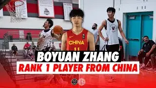 Boyuan Zhang | 6’8” Shooter with ELITE Bounce! | EYBL Scholastic Veritas Academy | Class of 2026