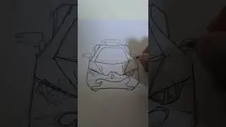 How draw Lamborghini step by step #video 