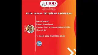 Bilim İnsanı Yetiştirme Programı - Poster Hazırlama