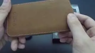 Samsung Galaxy S4 W/ Tetded leather case