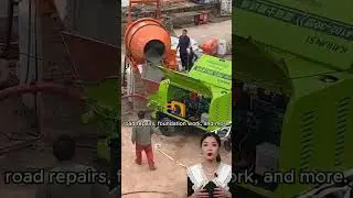 High-Rise Work, One Pump Does It All. #ConstructionEquipment #PumpingTechnology