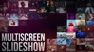 Multiscreen Slideshow AFTER Effects Template Videohive 30632180