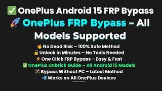 How to Unbrick 🔥 OnePlus Ace 3V (PJF100) | @GsmRoot