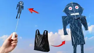 Ghost Kite Made From Simple Materials | Creative DIY