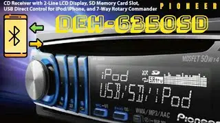 PIONEER DEH-6350SD BLUETOOTH adaptar instalar colocar placa receptor no som do carro.
