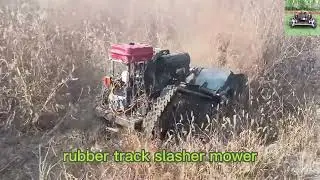 Affordable remote operated crawler bush trimmer for sale with best price#slopemower