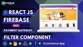 Build Ecommerce App with React And Firebase | Filter Component | React Projects For Beginners #7