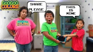 That’s My Tablet! Goo Goo Colors Lesson On Sharing and Being Patient