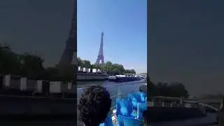 Seine River Cruise Ride 🇫🇷  #paris #france #travel #vacation #seine #boat