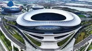 Double Curved Aluminum Panels For Building Facades Wall Cladding Ceiling