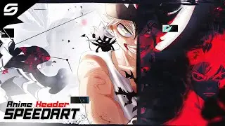 Anime Header Speedart on IBIS PAINT X || Silent Speedarts #3