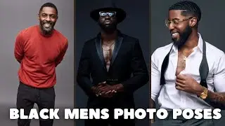Stylish Photo Poses for Black Men 📸 | Look Confident & Cool