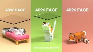 Minecraft Animal 🎮🐱🦊 3D Simulation Compilation