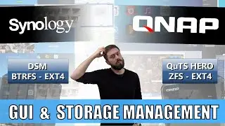 Программное обеспечение Synology DSM и QNAP QuTS Hero NAS &mdash; графический интерфейс, элементы управления, пользователи и хранилище