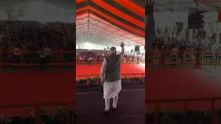 PM Modi receives a grand welcome in Srinagar, Jammu and Kashmir | #shorts