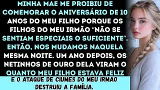 “Minha mãe me proibiu de comemorar o aniversário de 10 anos do meu filho porque os filhos do meu...