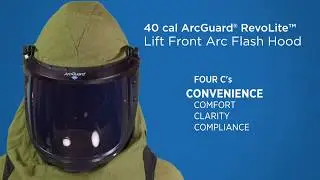 NSA's 40 cal ArcGuard RevoLite Lift Front Arc Flash Hood