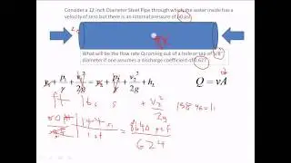 Bernoulli's equation example