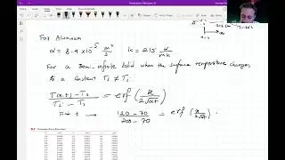 Heat Transfer L10P6 Semi-Infinite Solid - Example